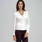 Long Sleeve Seamed Button Front Shirt, , small