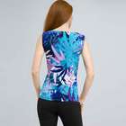 Drape Neck Tank with Knot Detail., , small