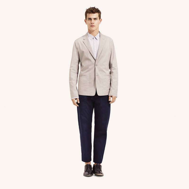 Casual Spring Easy Jacket, Gray, large